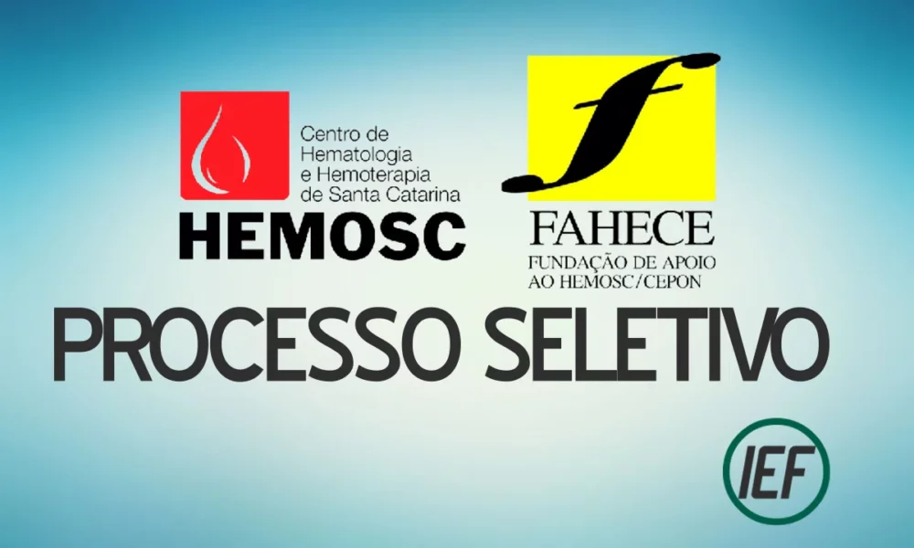 Processo Seletivo Fahece Sc Veja O Edital E Os Sal Rios Ief Not Cias