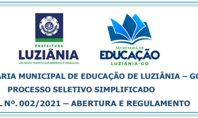 concurso SME Luziânia GO