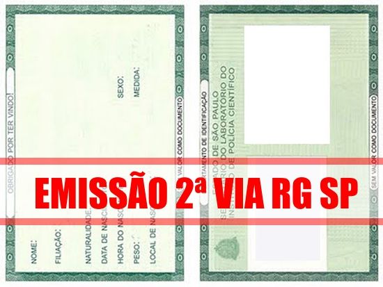 2ª Via Rg Sp 2022 Consultar Emissão Agendar Ief 5507