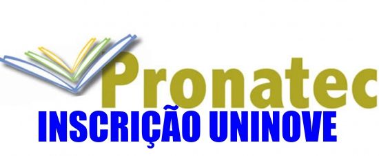 inscricao-pronatec-uninove