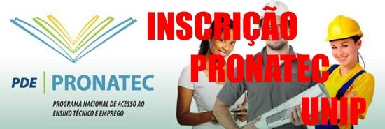 inscricao-pronatec-unip