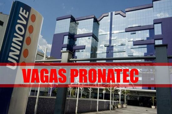 vagas-pronatec-uninove