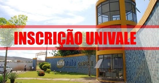 inscricao-univale-vale-do-rio-doce